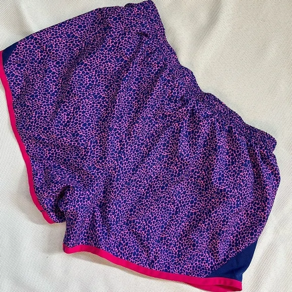 Nike Purple & Pink Printed Shorts - Picture 2 of 3